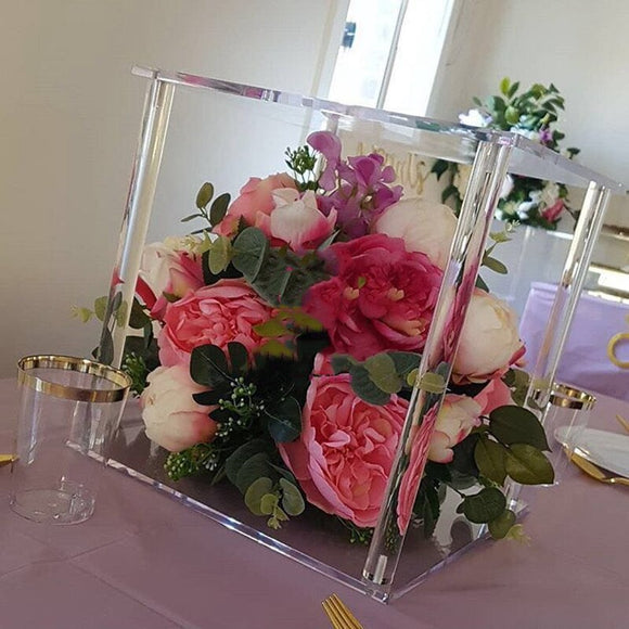 Flower Table Acrylic Crystal Cake Stand Rack for Wedding Centerpiece