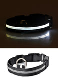 Nylon LED Pet Dog Collar,Night Safety Flashing Glow in the Dark Dog Leash