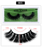 Custom Long Lash Extensions Handmade Dense Private Label  Eyelashes Wholesale Seberian Mink 3D Eye Lashes