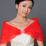 Lace Bolero Wedding Dress Cape White Black Red Cape