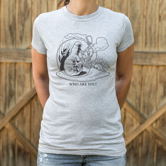 Caterpillar And Alice T-Shirt (Ladies)