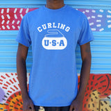 Curling USA T-Shirt (Mens)