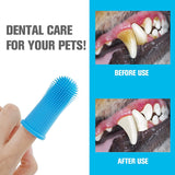 Dog Super Soft Pet Finger Toothbrush Teeth Cleaning Bad Breath Care Nontoxic