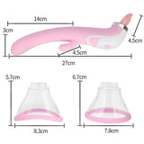 Pussy Dildo Vibrators Adult Sex Toys for Vagina Nipple Sucker