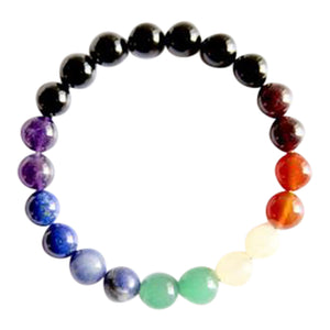 7 Chakras Mix Bracelet ~ Genuine Gemstones