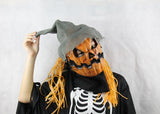 Pumpkin Scarecrow Ghost Mask