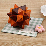 Wooden Luban Lock Ball IQ Puzzle Toy