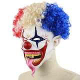 Big mouth long tongue clown mask