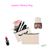 Eyelash Print Makeup Bag | Cosmetic Bag