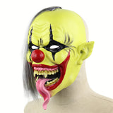 Green Face Clown Halloween Mask