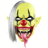 Green Face Clown Halloween Mask