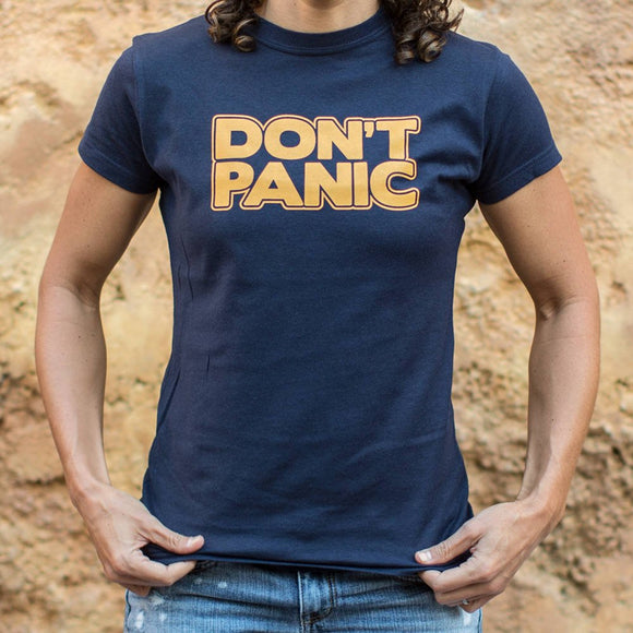 Don't Panic T-Shirt (Ladies)