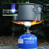 BRS-3000t Portable Mini Camping Titanium Stove Outdoor Gas Stove Survival Furnace Stove Pocket Picnic Cooking Gas Burner
