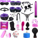 Sex Toys Adults Erotic  Rope Bondage Gear Sex Shop Anal Plug Dildo Masturbator Vibrator Whip Sex Tools Toy for Couple Women