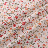 Pure Cotton 100% Fabric Children Plants Flower Pattern Printed Cloth Skirt Dress Floral Brocade Fabrics by the Meter for Sewing