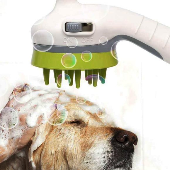 Pet Shower Head Bath Brush Dog/Cat Bath Comb