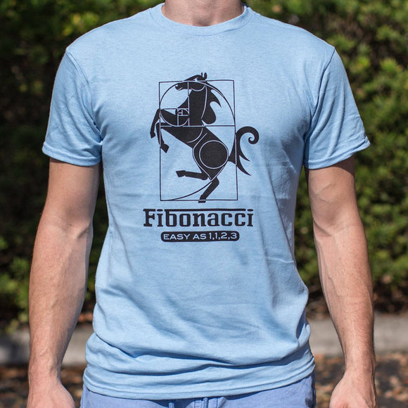 Fibonacci Easy As 1123 T-Shirt (Mens)