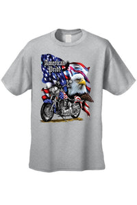 Men's/Unisex T Shirt USA Flag American Pride