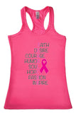 Women's Tank Top Breast Cancer Awareness Fearless