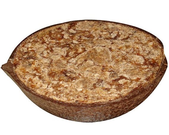 African Black Soap in a Coconut Shell. Weight