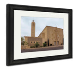 Framed Print, Catholic Church In Albuquerque New Mexico