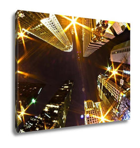 Gallery Wrapped Canvas, 1st January Charlotte Nc USA Nightlife Around Charlot