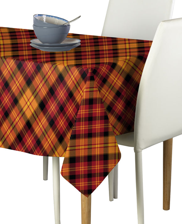 Fall Plaid Tablecloths 60