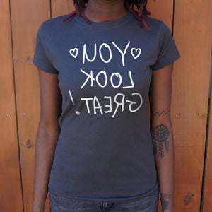 Note To Self You Look Great T-Shirt (Ladies)