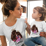 CYSINCOS Female T-shirt Famliy Matching Clothes Girl Costume Mom Daughter Summer 2019 New Print Short-sleeve Kids Boys Tops