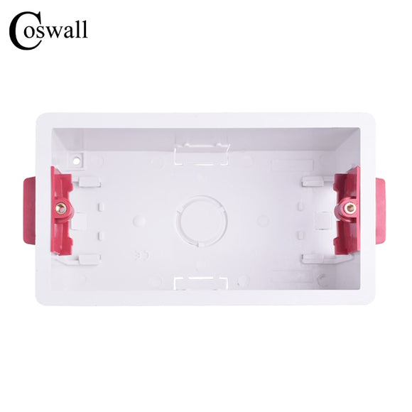 Coswall 146 Type Dry Lining Box For Gypsum Board Plasterboad Drywall 47mm Depth Wall Switch BOX Wall Socket Cassette