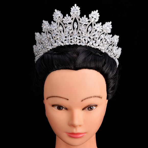 Tiaras And Crowns HADIYANA Classic New Fashion Design Bridal Hair Accessories Anniversary Wedding Women BC5070 Corona Princesa