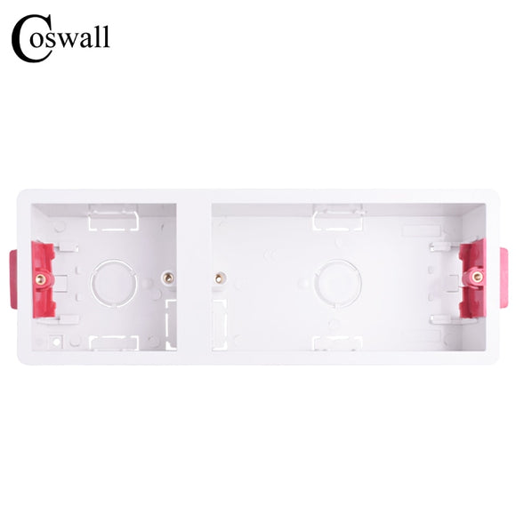 Coswall 86 + 146 Type Dry Lining Box For Gypsum Board Plasterboad Drywall 35mm Depth Wall Switch BOX Wall Socket Cassette
