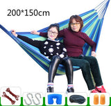 Outdoor Hammock Camping Multi-function Swings Adult Fishing Hammock Double Single Thickening Canvas Swings Outdoor Furniture