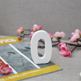 1pc White Wooden Letters English Alphabet Word Personalized Name Design Art Craft Free Standing Heart Shape Wedding Home Decor