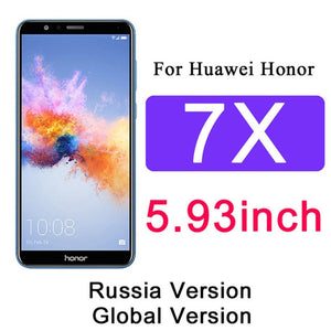 Protective Tempered Glass on the For huawei Honor 7A Pro 7X 7C honor7a honor7c Hono 7 A C X A7 C7 X7 Glass screen protector Film