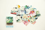 40 Pcs/Pack Kawaii Flowers Pattern Decoracion Diary Christmas Stickers Scrapbooking Stationery Sticker Student Supplies