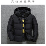 Winter Jacket Men's Quality Thermal Thick Coat Snow Red Black Parka Male Warm Outwear Fashion - White Duck Down Jacket Men