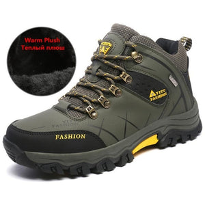 New Men Winter Snow Boots Super Warm Men's Boots High Quality Waterproof Sneakers Outdoor Male Hiking Boots Work Shoes Size 47