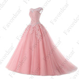 Favordear Quinceanera Beading Sweet 16 Dress Grey Burgundy Quinceanera Party Dress