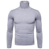 Turtleneck Cashmere Sweater Men Autumn winter New Casual Solid Color Classic Knitwear Robe Pull Homme Pullover Men sweaters