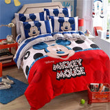 Minnie mouse Bedding Set Cover pillowcase quilt mickey mouse cartoon