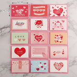 15pcs/lot Mix Designs thank you for you best wishes Folding card gift message card DIY decoration Holiday greeting card envelope