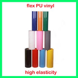 Free shipping 1 sheet 12"x40"/30cmx100cm flex PU PVC Heat Transfer Vinyl Film Iron On Flexible high elasticity HTV Film SALE