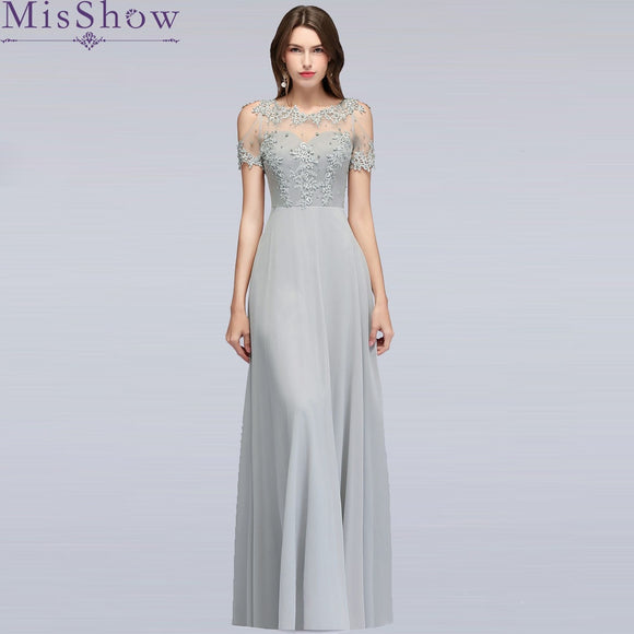 Hollow Out Short Sleeve Long Mother Of the Bride Evening Dresses