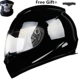 RED Black Adult Full Face Helmet Motorcycle Helmet vintage Motorcycle Motorbike Vespa