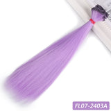 Allaosify hair for dolls bjd hair 15cm*100cm 25cm*100CM black pink white grey color long straight dolls wig for 1/3 1/4 BJD DIY