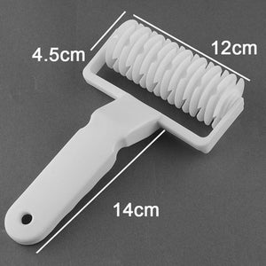 1pc Plastic Baking Tool Pull Net Wheel Knife Pizza Pastry Lattice Roller Cutter for Dough Cookie Pie Craft Kitchen Accessories
