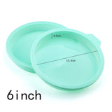 Silicone Layered Cake Mold Round Shape Rectangular Silicone Bread Pan Toast Bread Mold Cake Tray Mould Non-stick Baking Tools