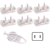 10pcs 2 Hole Plastic Baby Safety Cover for Electric Sockets