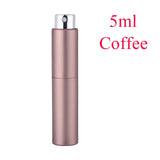 5-20ML metal aluminum Portable Refillable Perfume Bottle Cosmetic Container Empty Spray Atomizer Travel Sub-Bottle liner glass
